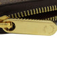 LOUIS VUITTON Long Wallet Purse M41616 Monogram canvas Brown Zippy Wallet Monog Lamb Women Used Authentic