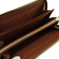 LOUIS VUITTON Long Wallet Purse M41616 Monogram canvas Brown Zippy Wallet Monog Lamb Women Used Authentic