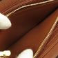 LOUIS VUITTON Long Wallet Purse M41616 Monogram canvas Brown Zippy Wallet Monog Lamb Women Used Authentic