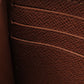 LOUIS VUITTON Long Wallet Purse M41616 Monogram canvas Brown Zippy Wallet Monog Lamb Women Used Authentic