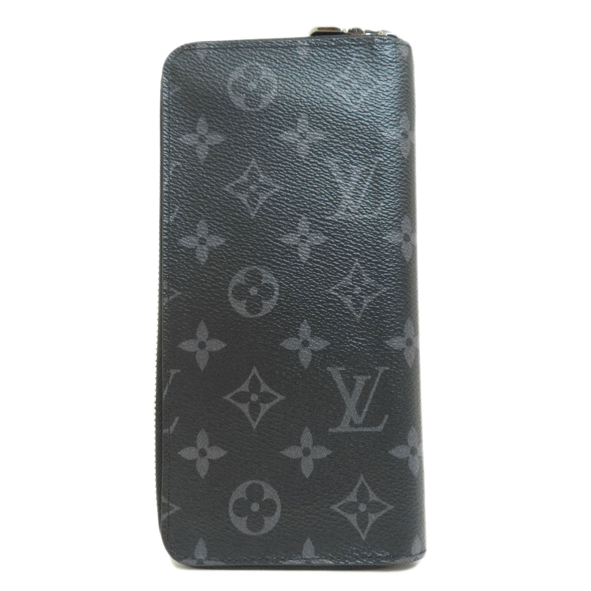 LOUIS VUITTON Long Wallet Purse M62295 Monogram Eclipse black Zippy Wallet Vertical Eclipse mens Used Authentic