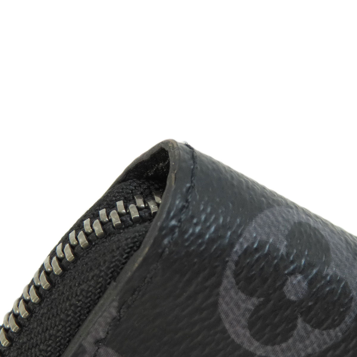 LOUIS VUITTON Long Wallet Purse M62295 Monogram Eclipse black Zippy Wallet Vertical Eclipse mens Used Authentic