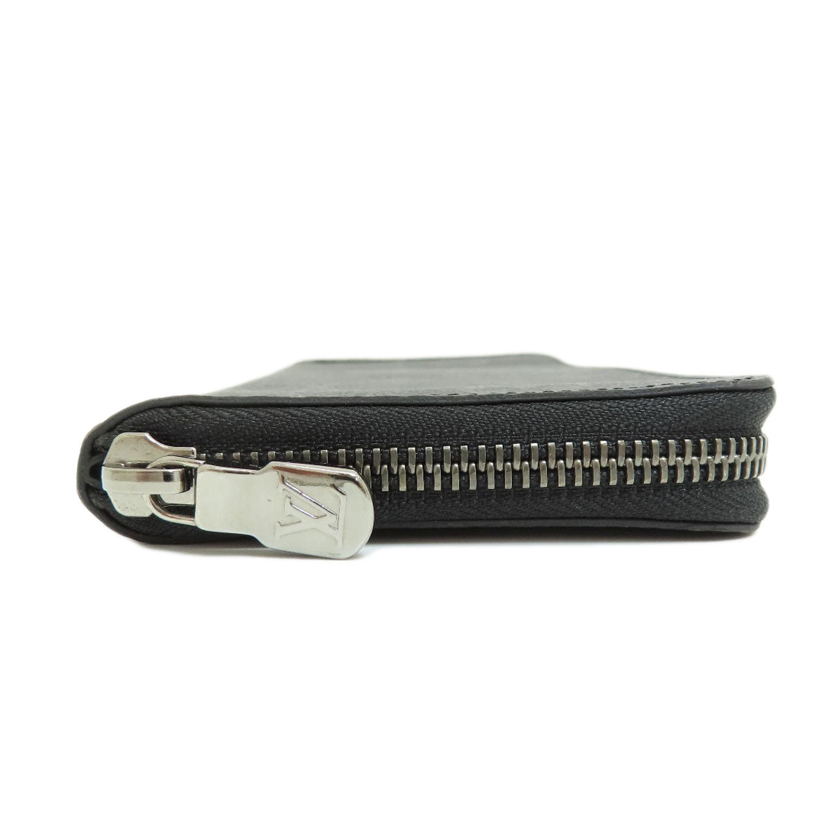 LOUIS VUITTON Long Wallet Purse M62295 Monogram Eclipse black Zippy Wallet Vertical Eclipse mens Used Authentic