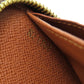 LOUIS VUITTON Long Wallet Purse M42616 Monogram canvas Brown Zippy Wallet Monog Lamb Women Used Authentic