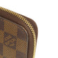LOUIS VUITTON Coin case N63070 Damier canvas Brown Zippy Coin Purse Damier Ebene Women Used Authentic
