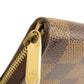 LOUIS VUITTON Coin case N63070 Damier canvas Brown Zippy Coin Purse Damier Ebene Women Used Authentic