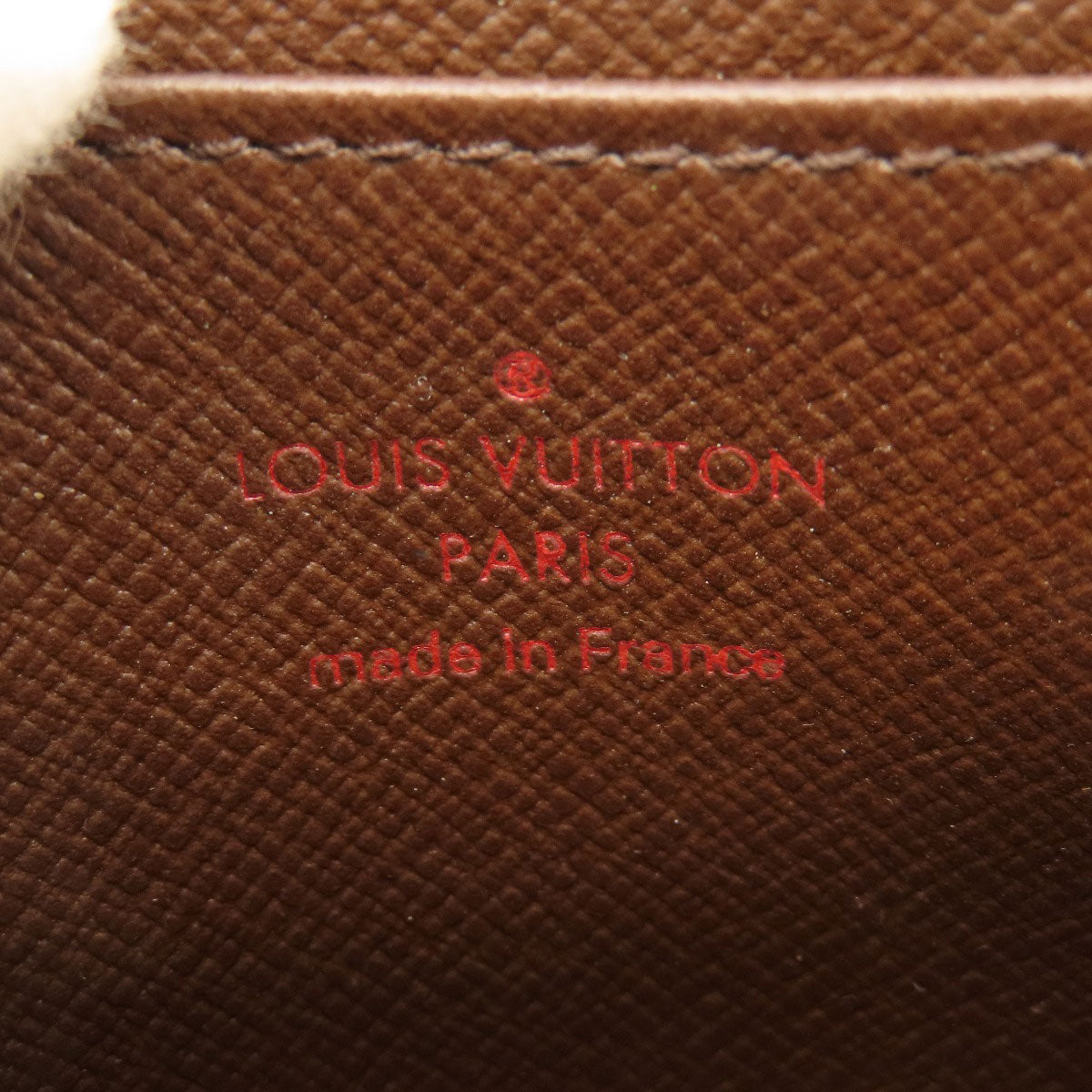 LOUIS VUITTON Coin case N63070 Damier canvas Brown Zippy Coin Purse Damier Ebene Women Used Authentic