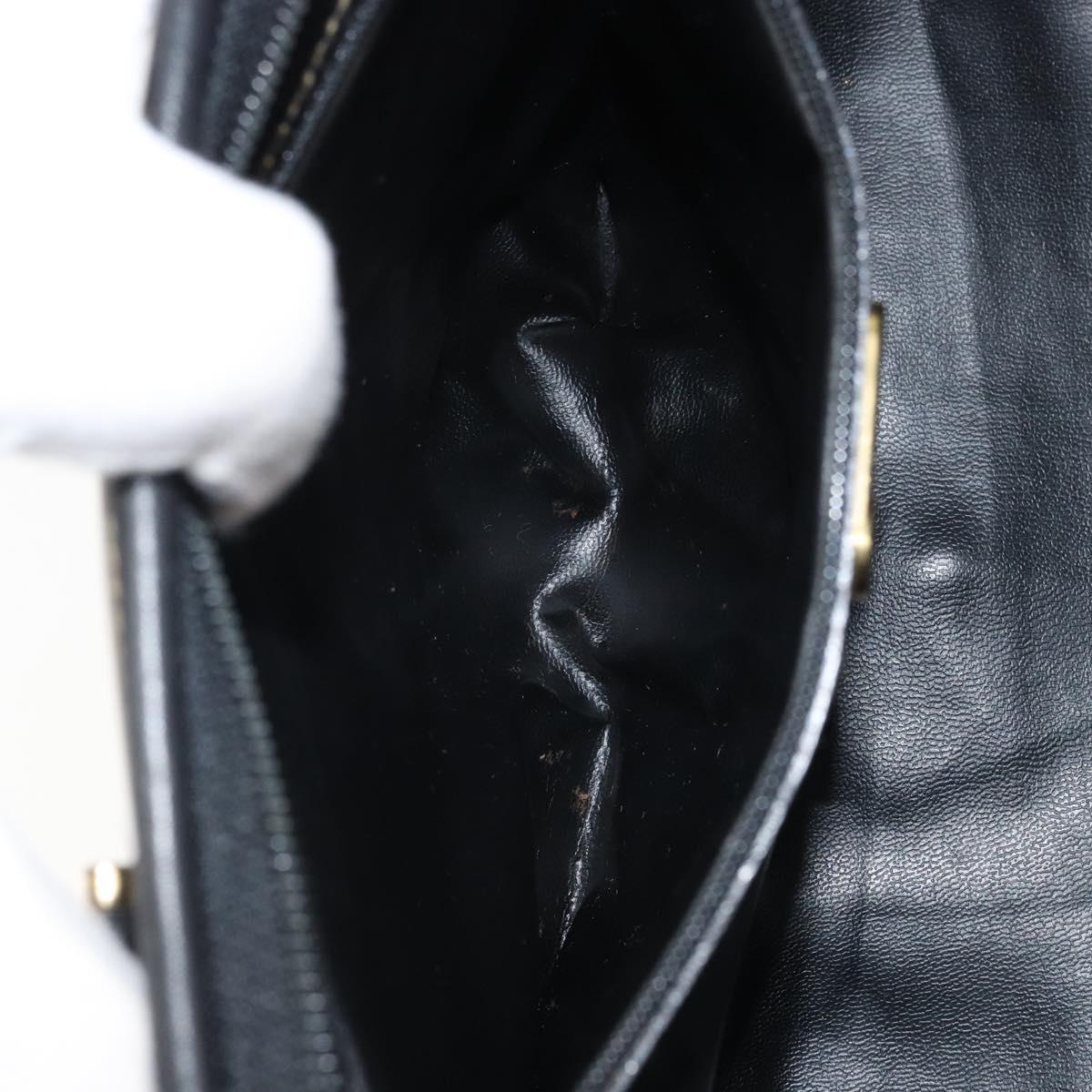 FENDI Zucca Canvas Boston Bag PVC Brown Black