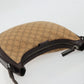 GUCCI GG Canvas Shoulder Bag Brown