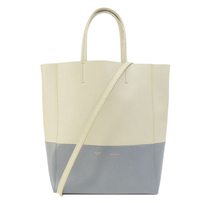 CELINE Handbag leather beige Bar Tikal Kaba Small 2WAY Women Used Authentic