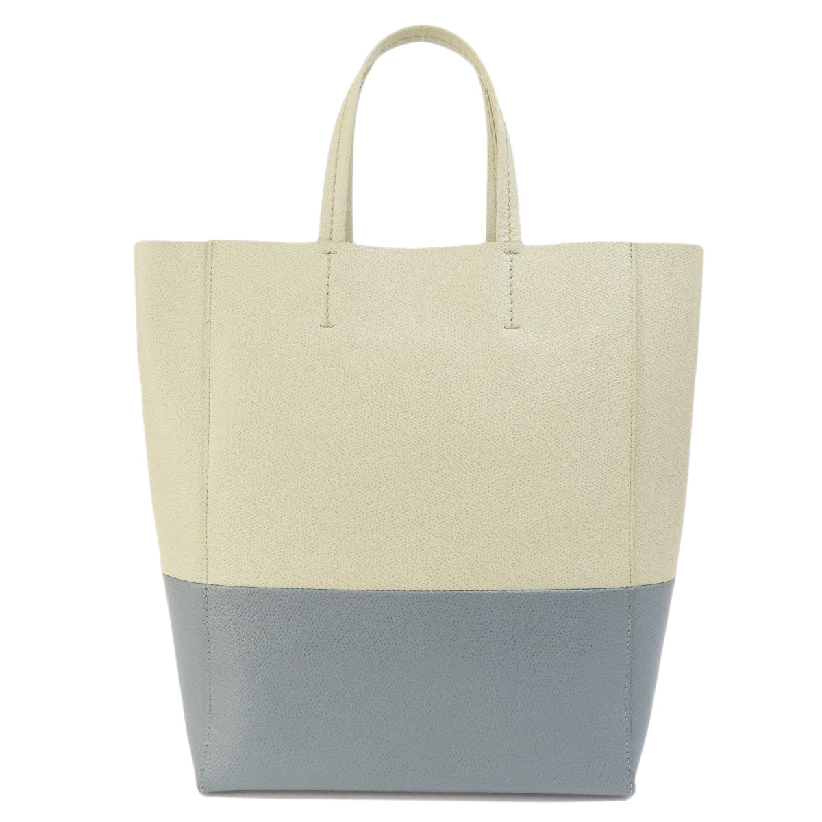 CELINE Handbag leather beige Bar Tikal Kaba Small 2WAY Women Used Authentic