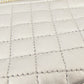 CELINE Shoulder Bag leather Silver Long shoulder Women Used Authentic