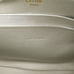 CELINE Shoulder Bag leather Silver Long shoulder Women Used Authentic