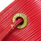 LOUIS VUITTON Shoulder Bag M44107 Epi Red Petit Noe Castilean Red Women Used Authentic