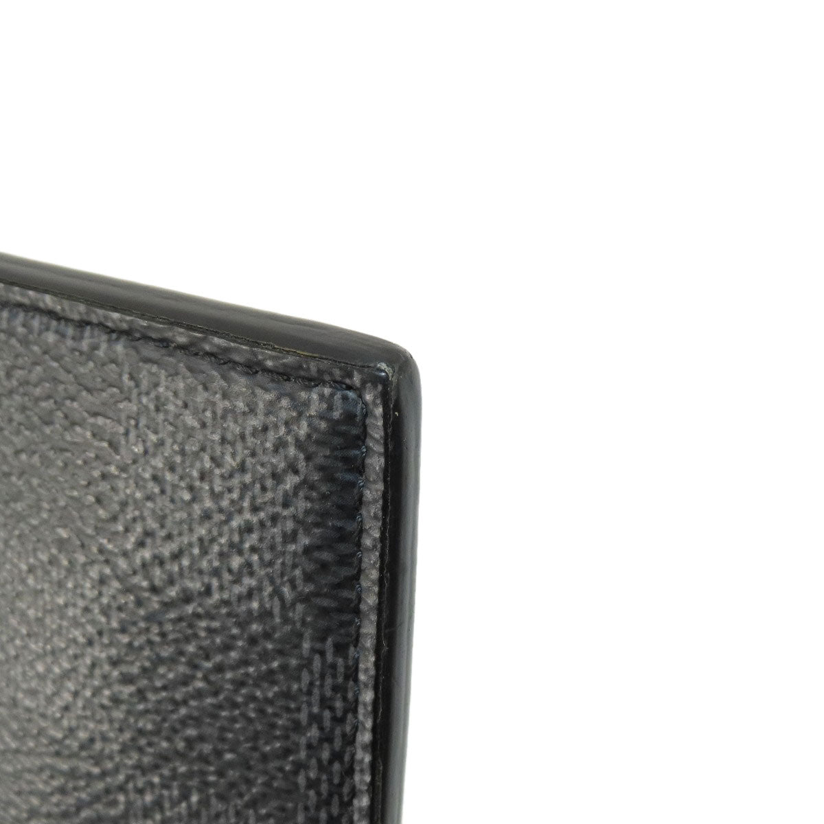 LOUIS VUITTON Coin case N64038 Damier canvas black Coin Card Holder Damier Graphite mens Used Authentic