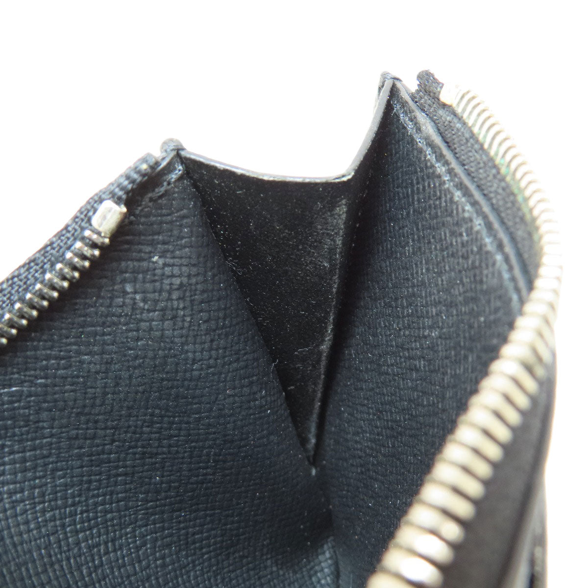 LOUIS VUITTON Coin case N64038 Damier canvas black Coin Card Holder Damier Graphite mens Used Authentic