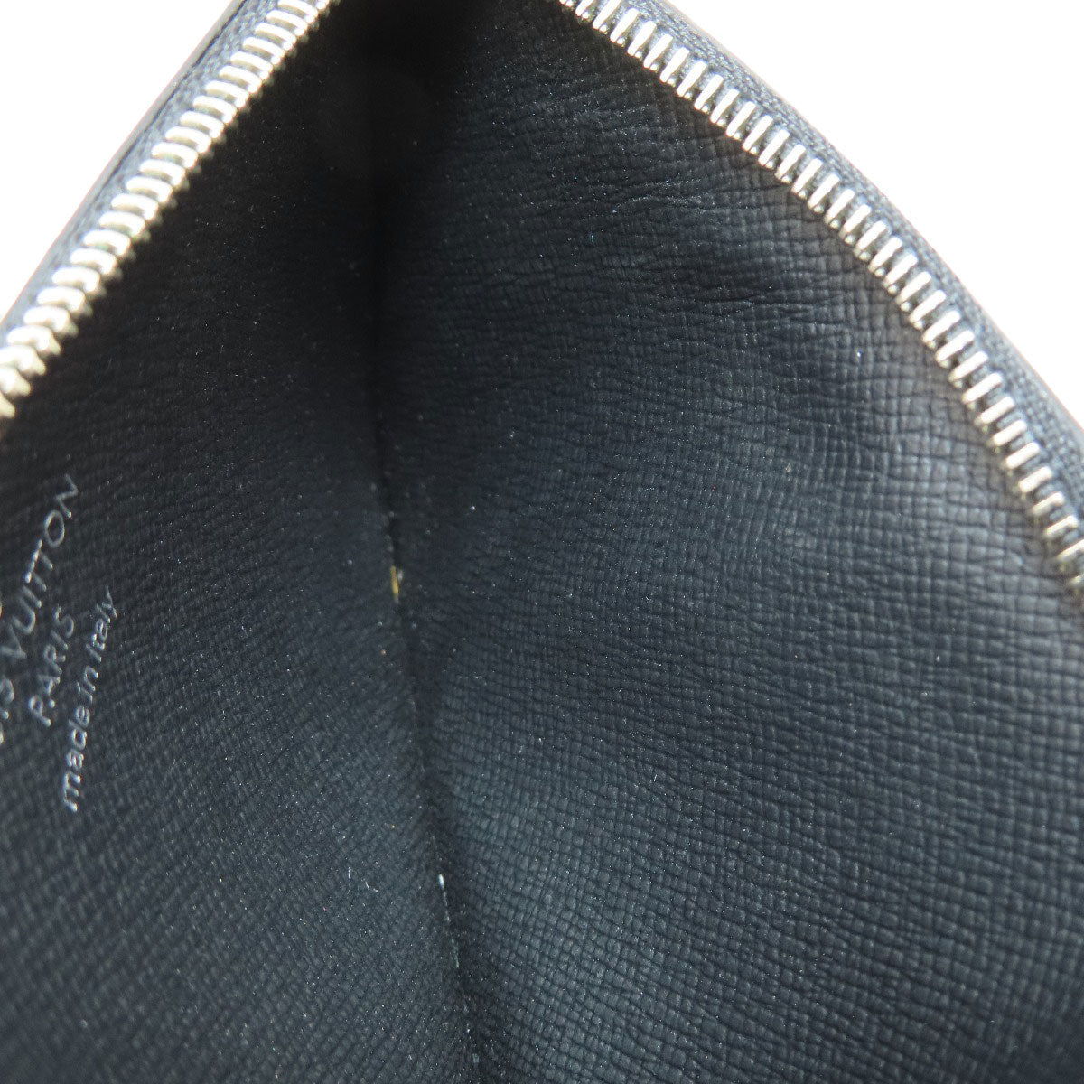 LOUIS VUITTON Coin case N64038 Damier canvas black Coin Card Holder Damier Graphite mens Used Authentic
