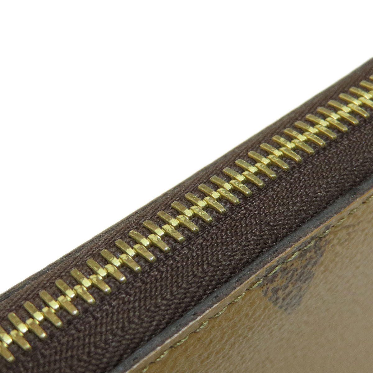 LOUIS VUITTON Long Wallet Purse M69353 Giant monogram canvas Brown Zippy Wallet Monogram Reverse Women Used Authentic