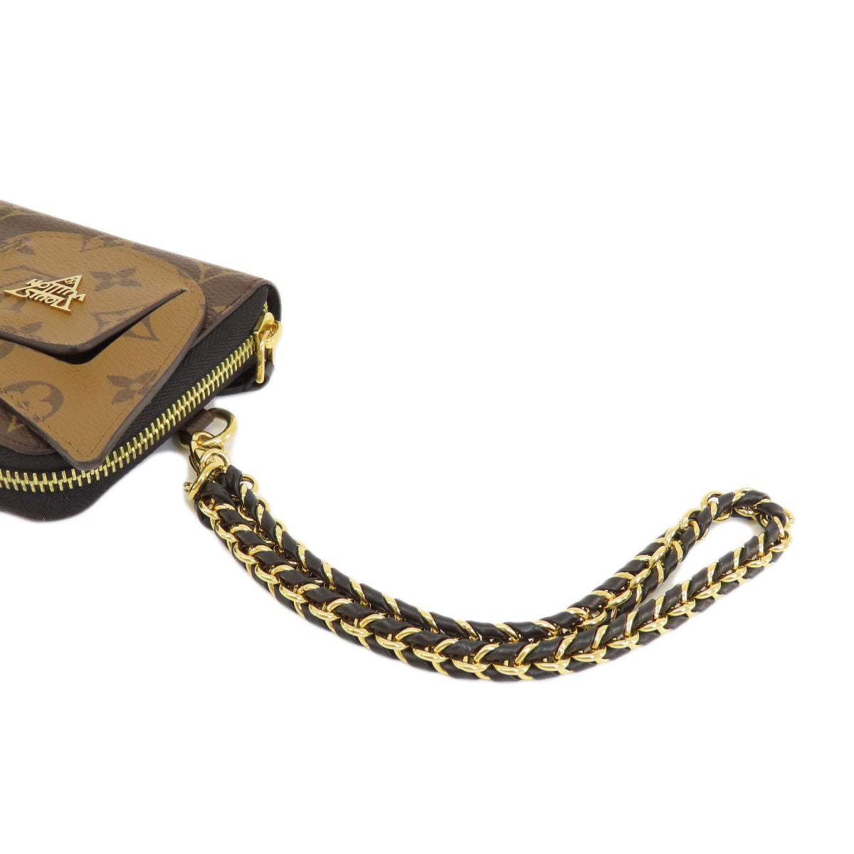 LOUIS VUITTON Long Wallet Purse M68796 Monogram reverse Brown Zippy Wallet Monogram Reverse Shady Women Used Authentic