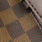 LOUIS VUITTON Tote Bag N51128 Damier canvas Brown Uzes Damier Ebene Women Used Authentic