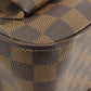 LOUIS VUITTON Tote Bag N51128 Damier canvas Brown Uzes Damier Ebene Women Used Authentic