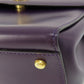 CELINE Handbag leather purple Star ball Women Used Authentic
