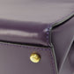 CELINE Handbag leather purple Star ball Women Used Authentic