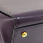 CELINE Handbag leather purple Star ball Women Used Authentic
