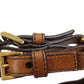 PRADA Handbag BR2672 leather Brown VIT DAINO ROCKE Women Used Authentic
