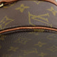 LOUIS VUITTON Handbag M51366 Monogram canvas Brown Papillon 26 Old Monog Lamb