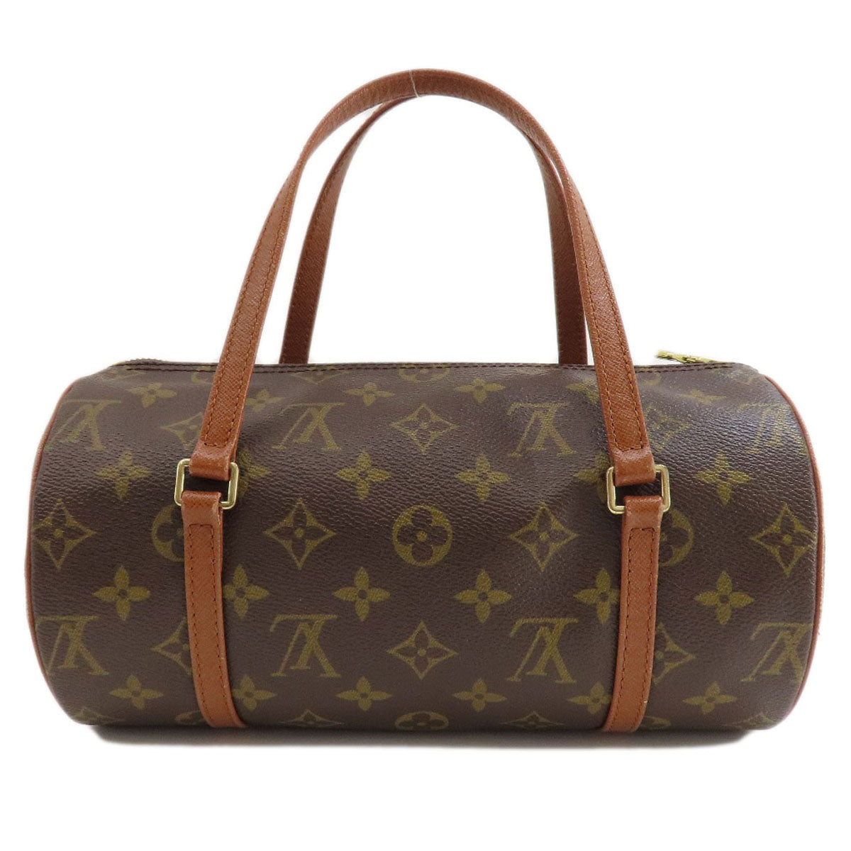 LOUIS VUITTON Handbag M51366 Monogram canvas Brown Papillon 26 Old Monog Lamb