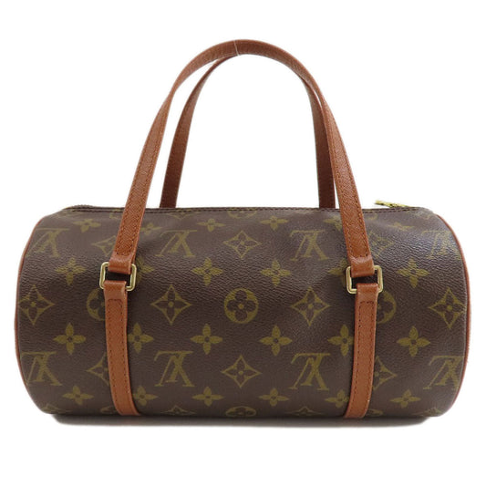 LOUIS VUITTON Handbag M51366 Monogram canvas Brown Papillon 26 Old Monog Lamb