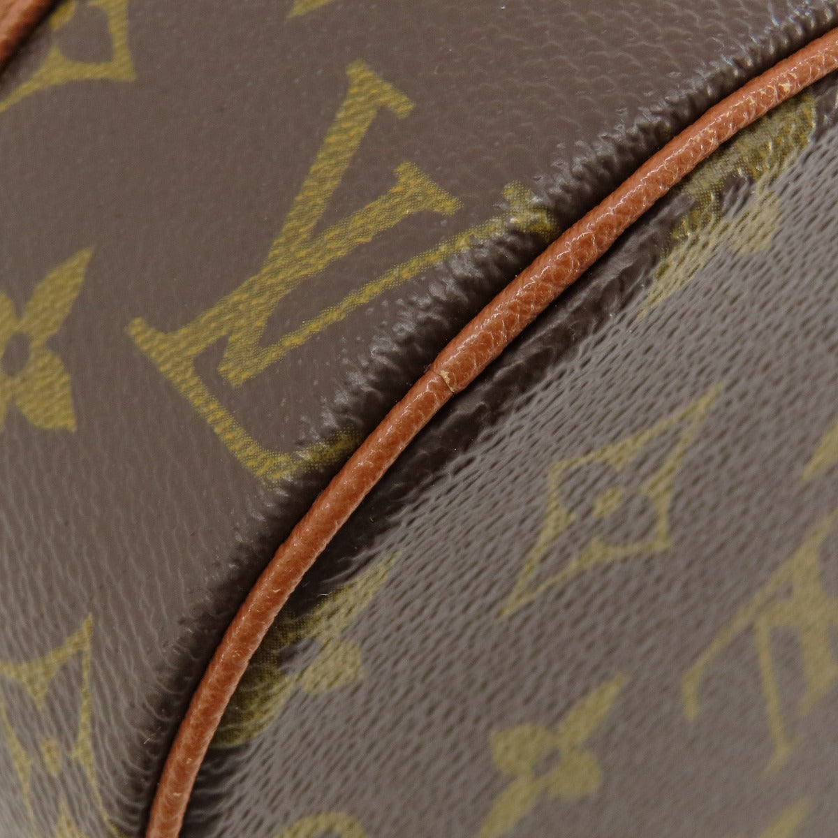 LOUIS VUITTON Handbag M51366 Monogram canvas Brown Papillon 26 Old Monog Lamb