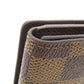 LOUIS VUITTON Coin case N62925 Damier canvas Brown Ludlow Damier Ebene Women Used Authentic