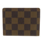 LOUIS VUITTON Coin case N62925 Damier canvas Brown Ludlow Damier Ebene Women Used Authentic