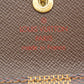 LOUIS VUITTON Coin case N62925 Damier canvas Brown Ludlow Damier Ebene Women Used Authentic