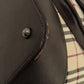 BURBERRY Handbag Canvas, Leather Brown Nova Check Women Used Authentic