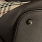BURBERRY Handbag Canvas, Leather Brown Nova Check Women Used Authentic