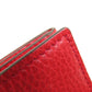 GUCCI Bifold Wallet 449405 leather Red Interlocking G outlet Women Used Authentic