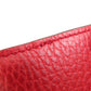 GUCCI Bifold Wallet 449405 leather Red Interlocking G outlet Women Used Authentic