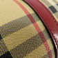 BURBERRY Handbag PVC beige Nova Check Women Used Authentic