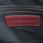 BURBERRY Handbag PVC, Leather Brown Check Pattern 2WAY Women Used Authentic