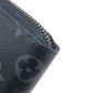 LOUIS VUITTON Long Wallet Purse M62295 Monogram Eclipse black Zippy wallet  Vertical mens Used Authentic