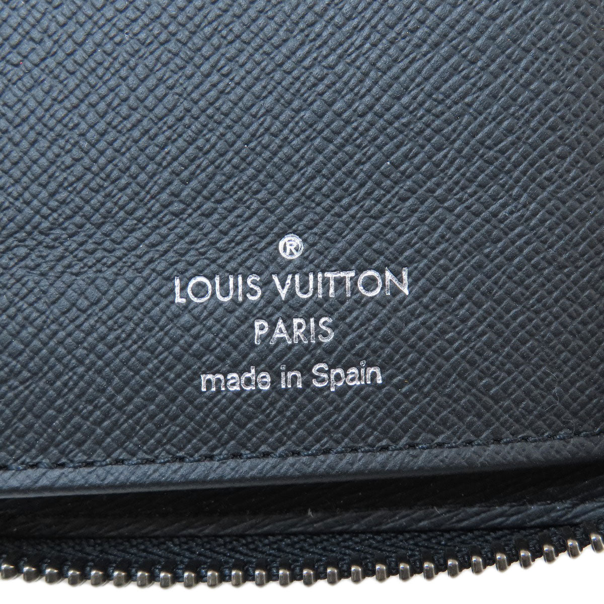 LOUIS VUITTON Long Wallet Purse M62295 Monogram Eclipse black Zippy wallet  Vertical mens Used Authentic