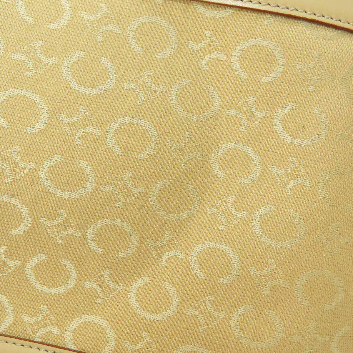 CELINE Handbag canvas beige C Macadam Women Used Authentic