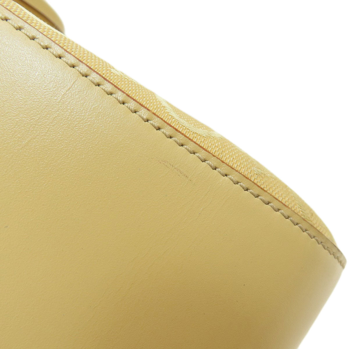 CELINE Handbag canvas beige C Macadam Women Used Authentic
