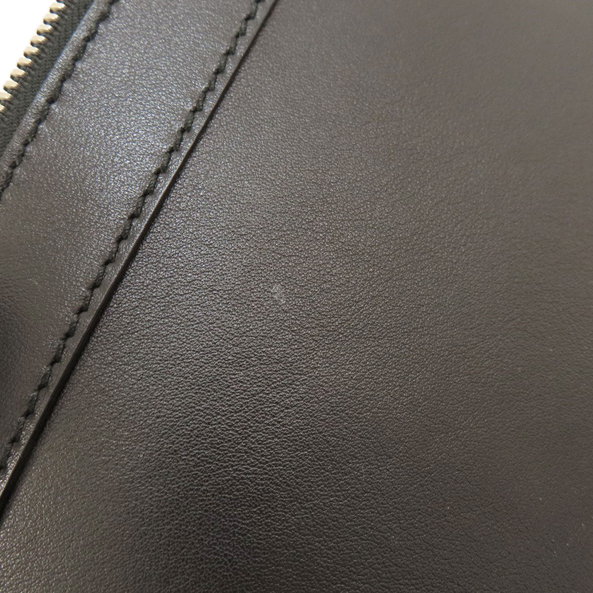 BALENCIAGA Clutch bag 373834 leather black logo Women Used Authentic