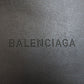 BALENCIAGA Clutch bag 373834 leather black logo Women Used Authentic