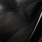 PRADA Long Wallet Purse leather black logo saffiano Women Used Authentic