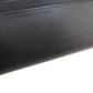 PRADA Long Wallet Purse leather black logo saffiano Women Used Authentic